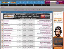 Tablet Screenshot of fanforum.com